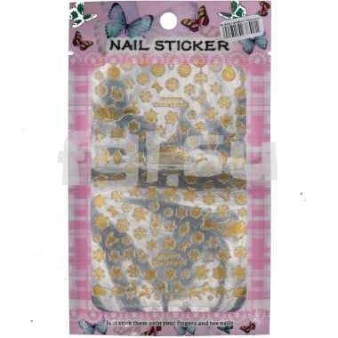 Наклейка с дизайном F283-gold(Z10)