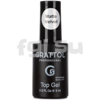 Топ Matte Velvet 9мл Grattol (матовый)